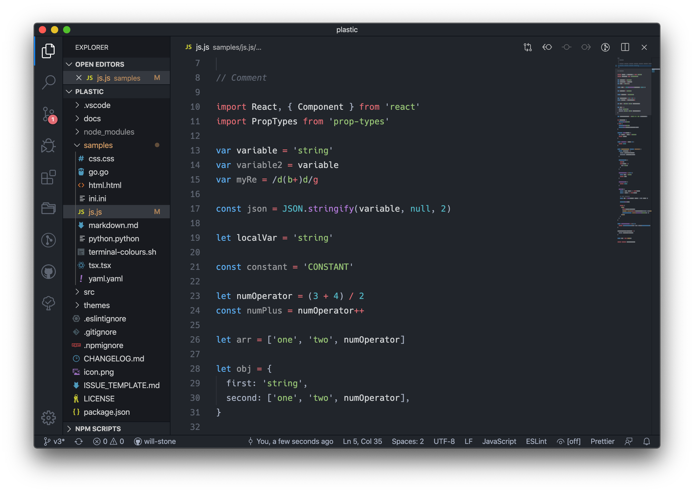 visual studio code github theme